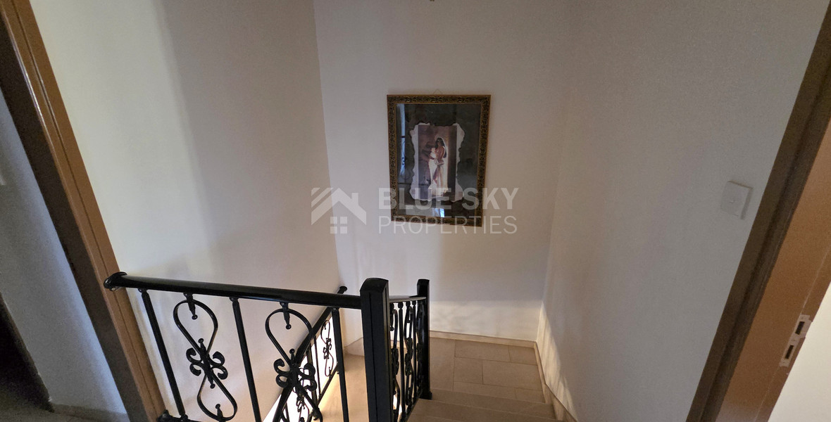 Four bedroom spacious semidetached house in Omonoia, Limassol for rent