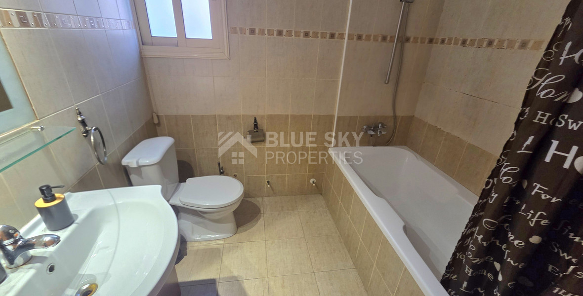 Four bedroom spacious semidetached house in Omonoia, Limassol for rent