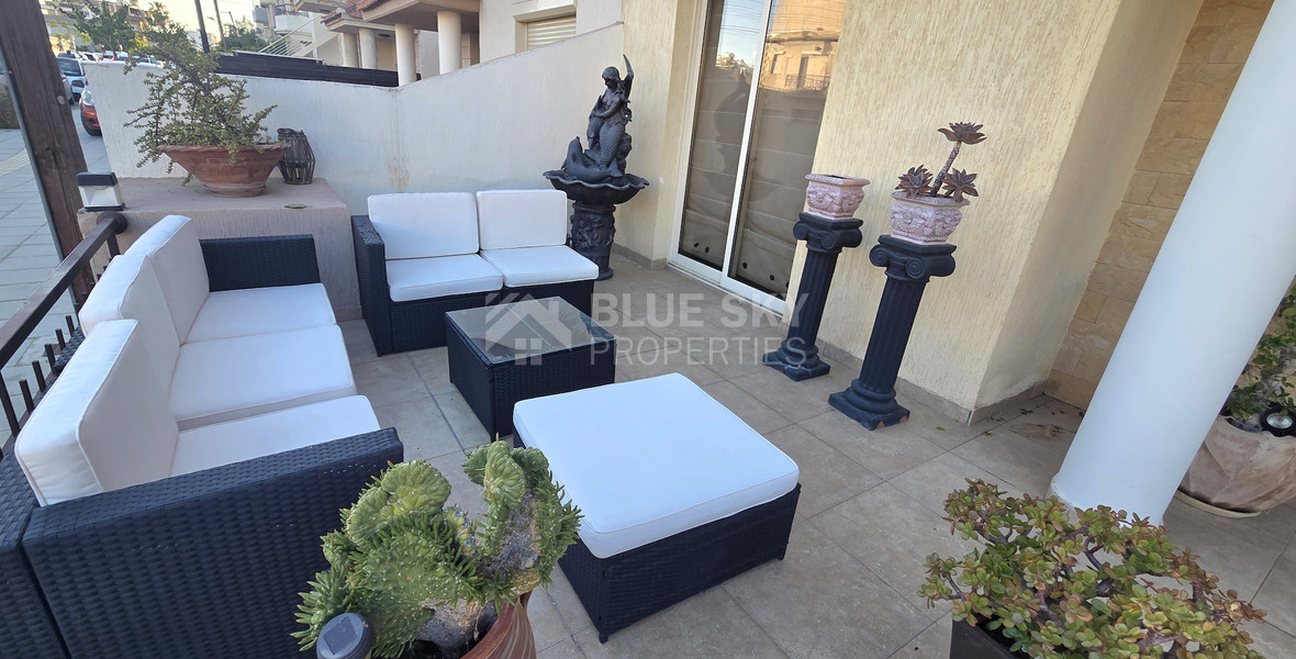 Four bedroom spacious semidetached house in Omonoia, Limassol for rent