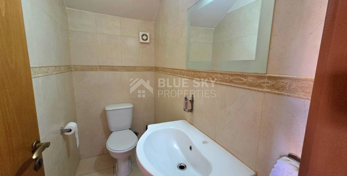 Four bedroom spacious semidetached house in Omonoia, Limassol for rent