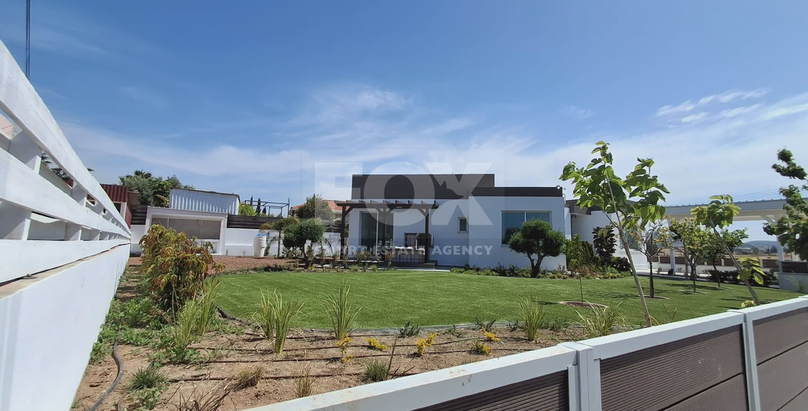 Modern 3-Bedroom Bungalow for Rent in Moni, Limassol – Sea & Mountain Views
