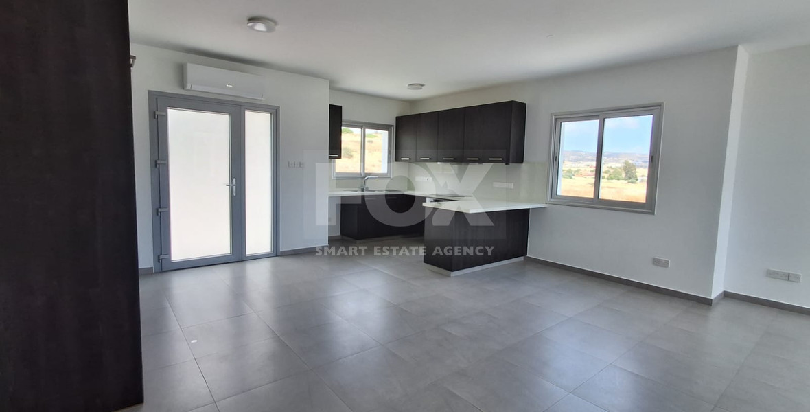 Modern 3-Bedroom Bungalow for Rent in Moni, Limassol – Sea & Mountain Views