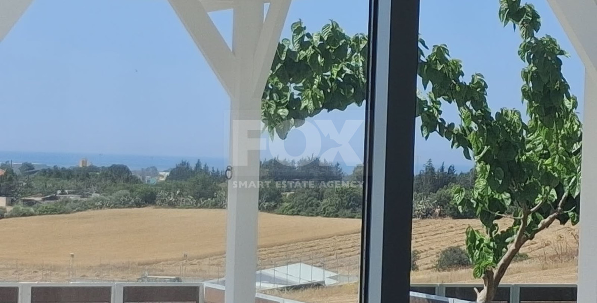 Modern 3-Bedroom Bungalow for Rent in Moni, Limassol – Sea & Mountain Views