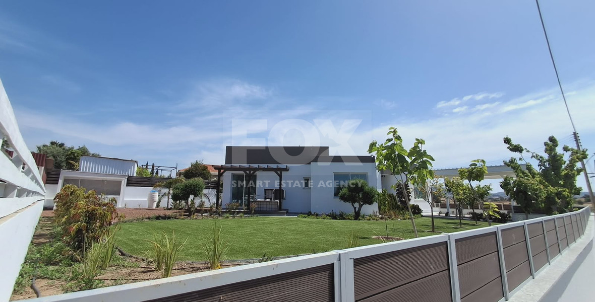 Modern 3-Bedroom Bungalow for Rent in Moni, Limassol – Sea & Mountain Views