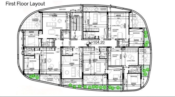 Contemporary Coastal Studio Living – Second Floor Residence in Prime Chloraka, Paphos for sale