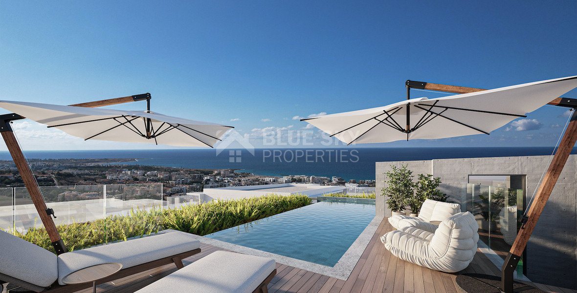 Studio on a second floor in a luxury development in Chloraka for sale
