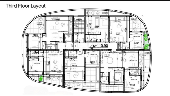 Studio on a second floor in a luxury development in Chloraka for sale