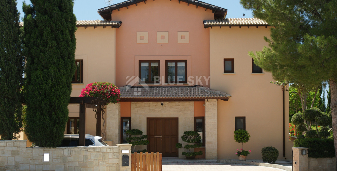 For sale Luxury 5+1 Bedroom Detached Villa with Panoramic Sea Views in Aphrodite Hills