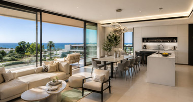 Luxury Three-Bedroom Designer Apartment in a Prestigious Beachfront Lifestyle Development, Pyrgos