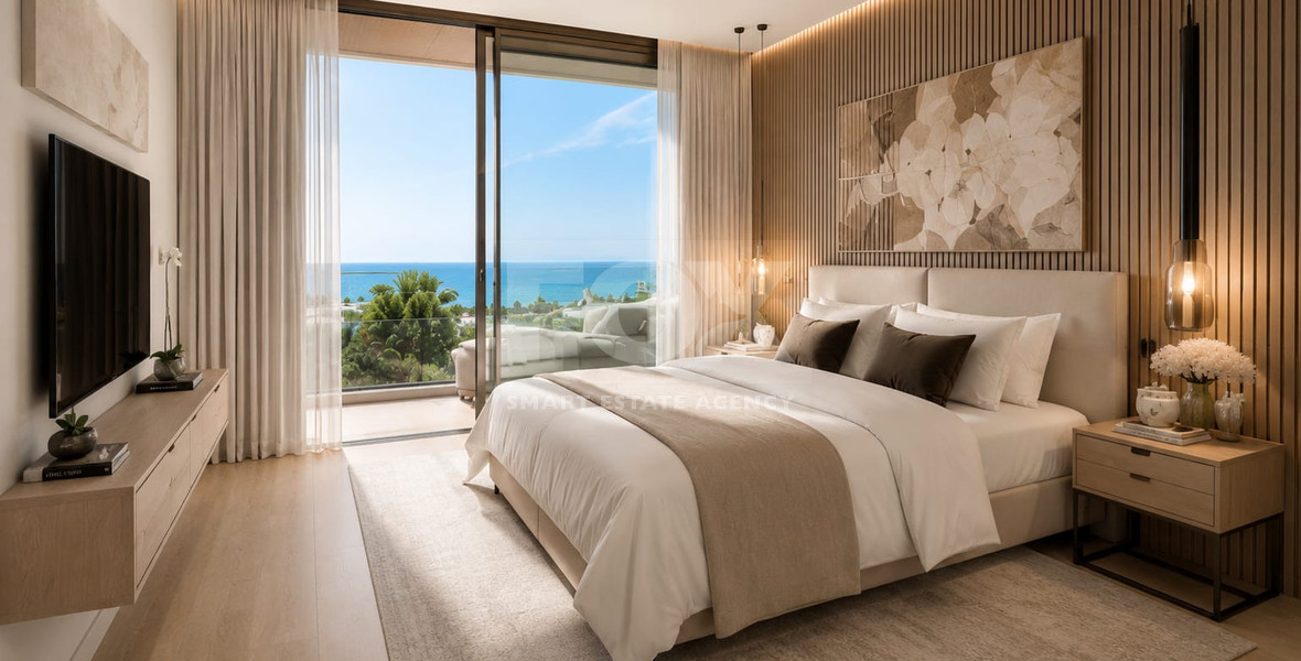 Luxury Three-Bedroom Designer Apartment in a Prestigious Beachfront Lifestyle Development, Pyrgos
