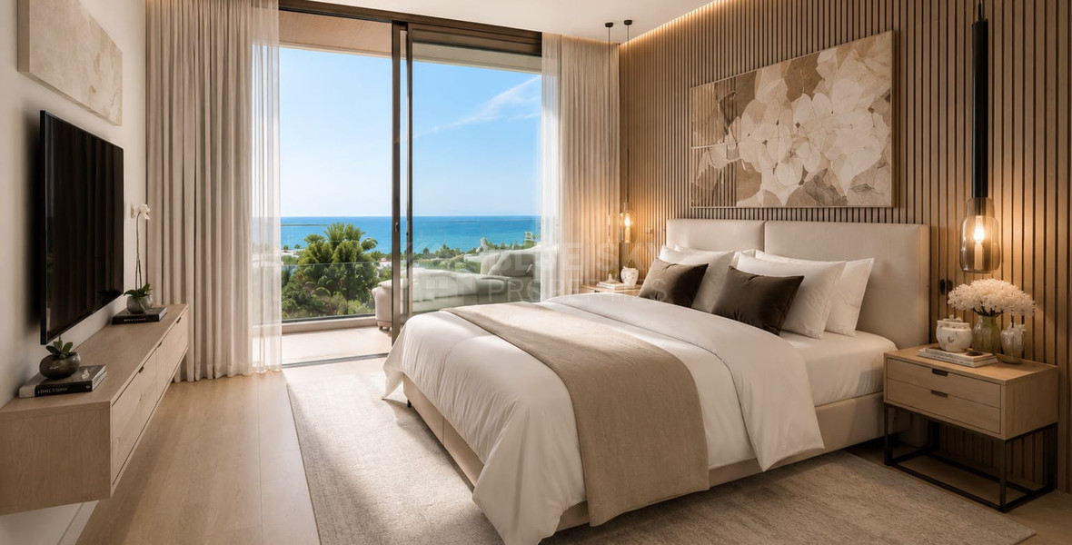 Luxury Three-Bedroom Designer Apartment in a Prestigious Beachfront Lifestyle Development, Pyrgos