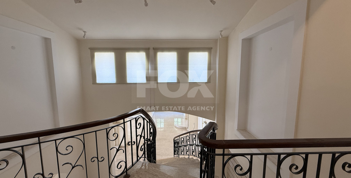 SALE  EXCLUSIVE LISTING large villa on 4,929 sqm of land in Agios Tychonas with panoramic unobstructed sea views- private road and drive in.