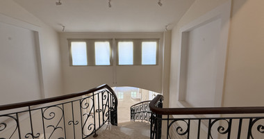 sale: large villa on 4,929 sqm of land in Agios Tychonas with panoramic unobstructed sea views- private road and drive in.