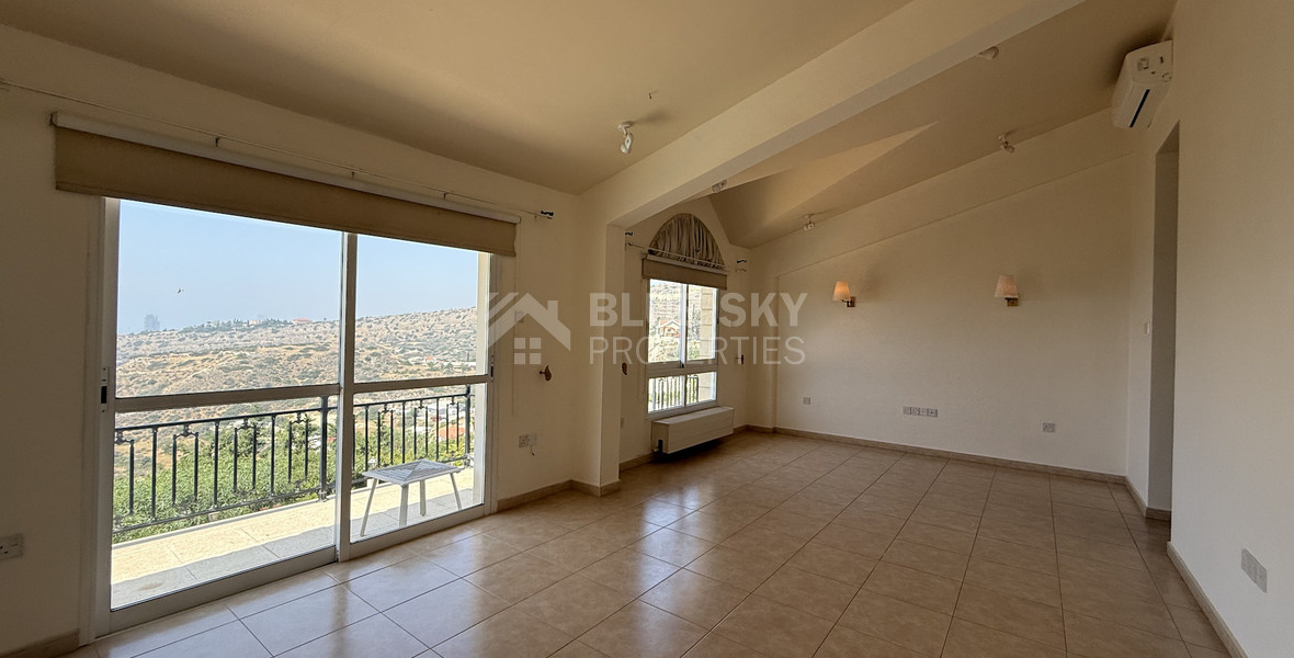 sale: large villa on 4,929 sqm of land in Agios Tychonas with panoramic unobstructed sea views- private road and drive in.