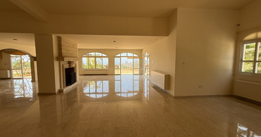 sale: large villa on 4,929 sqm of land in Agios Tychonas with panoramic unobstructed sea views- private road and drive in.