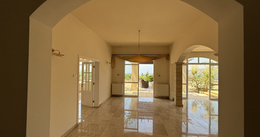 sale: large villa on 4,929 sqm of land in Agios Tychonas with panoramic unobstructed sea views- private road and drive in.