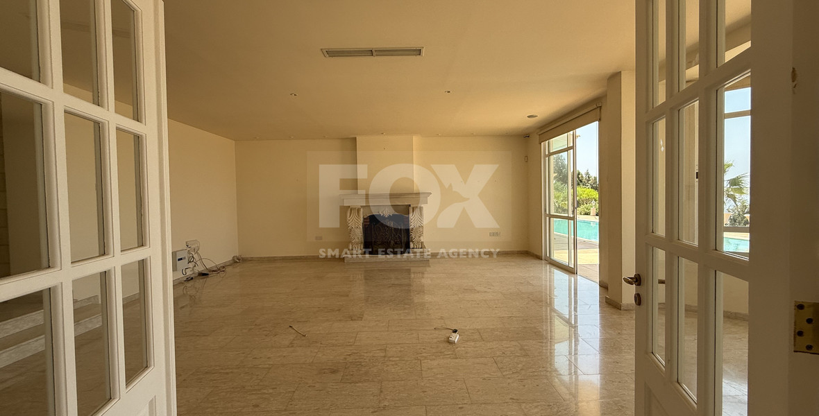 SALE  EXCLUSIVE LISTING large villa on 4,929 sqm of land in Agios Tychonas with panoramic unobstructed sea views- private road and drive in.