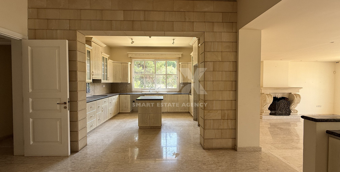 SALE  EXCLUSIVE LISTING large villa on 4,929 sqm of land in Agios Tychonas with panoramic unobstructed sea views- private road and drive in.