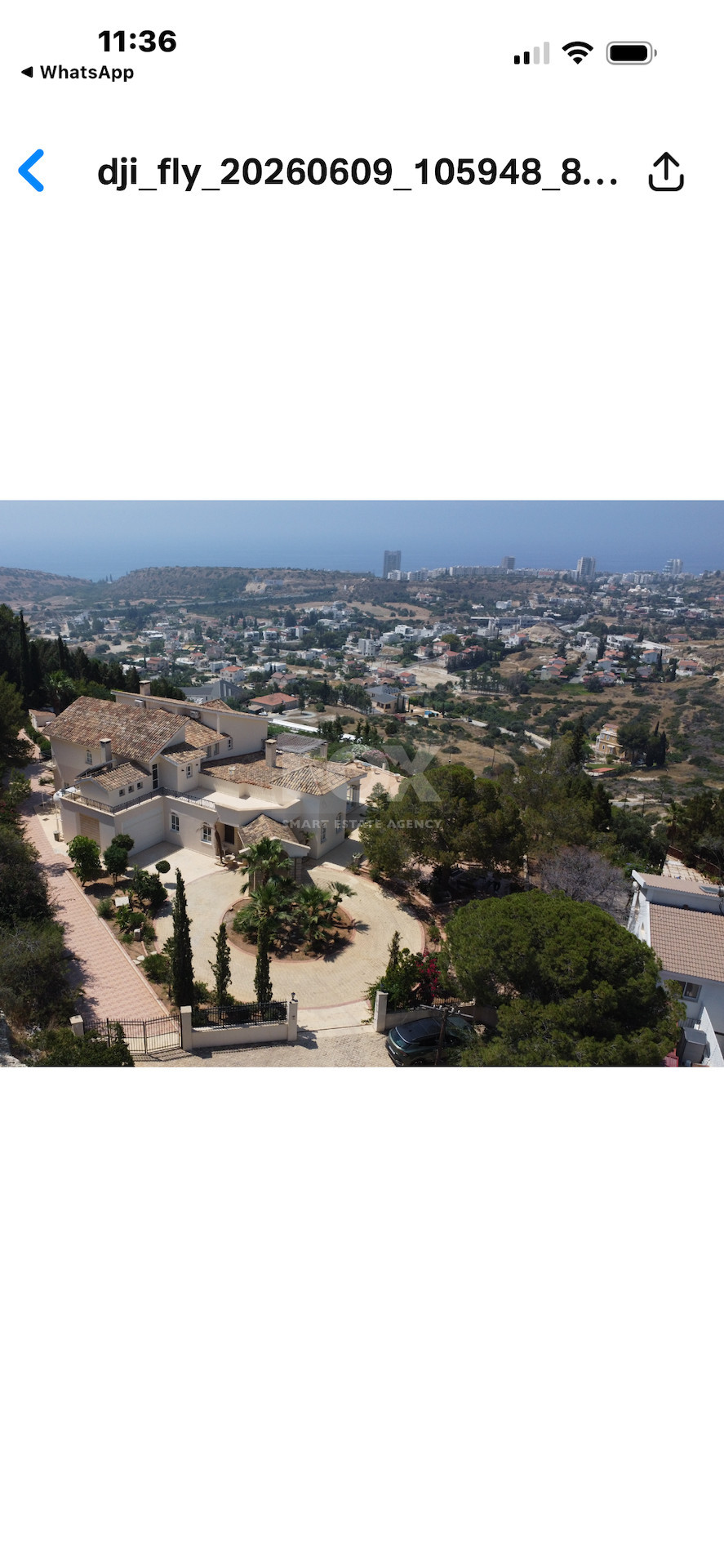SALE  EXCLUSIVE LISTING large villa on 4,929 sqm of land in Agios Tychonas with panoramic unobstructed sea views- private road and drive in.