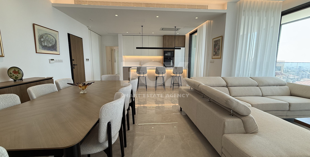 RENT: Luxury Whole-Floor 3-Bedroom Apartment in a Prime Limassol Location