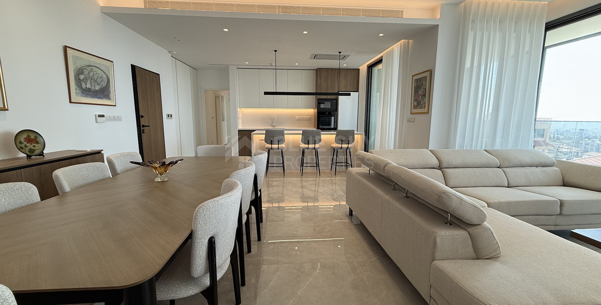 RENT: Luxury Whole-Floor 3-Bedroom Apartment in a Prime Limassol Location