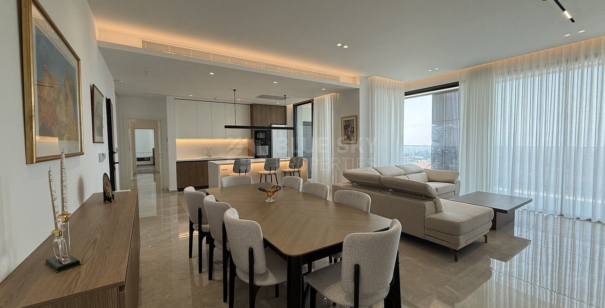 RENT: Luxury Whole-Floor 3-Bedroom Apartment in a Prime Limassol Location
