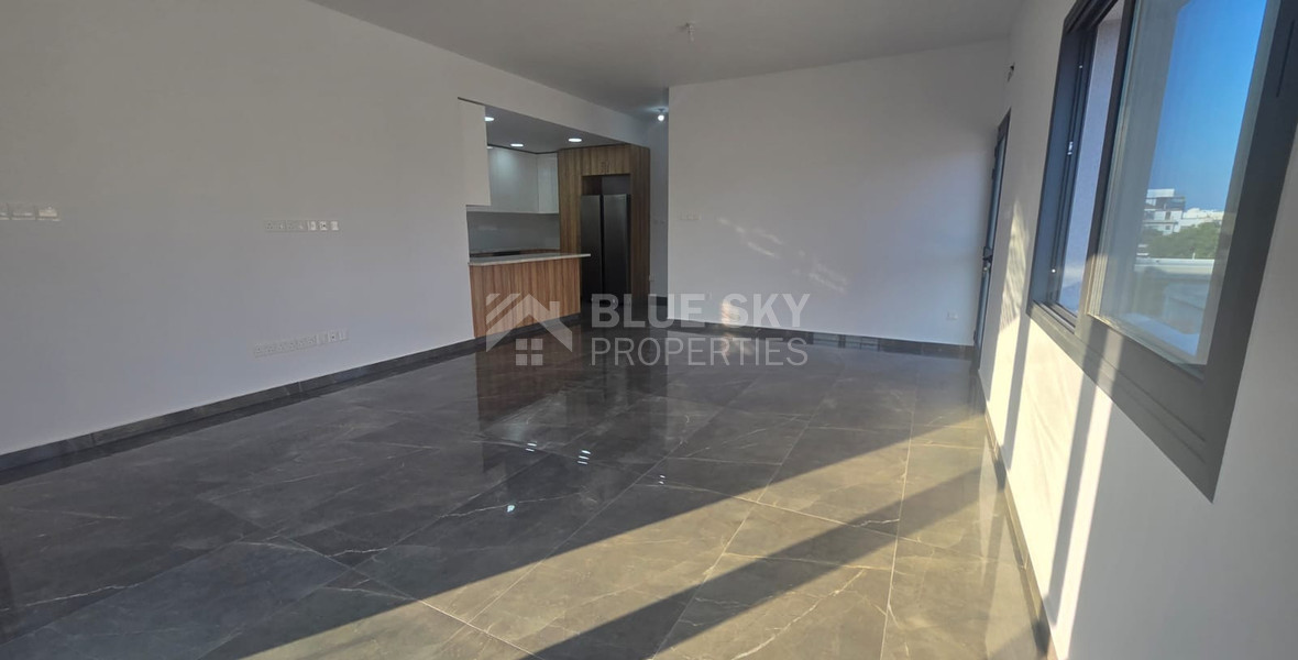 Brand-New Three Bedroom Full-Floor Apartment with Private Roof Garden for Rent in Zakaki, Limassol