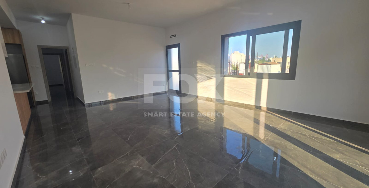 Brand-New Three Bedroom Full-Floor Apartment with Private Roof Garden for Rent in Zakaki, Limassol
