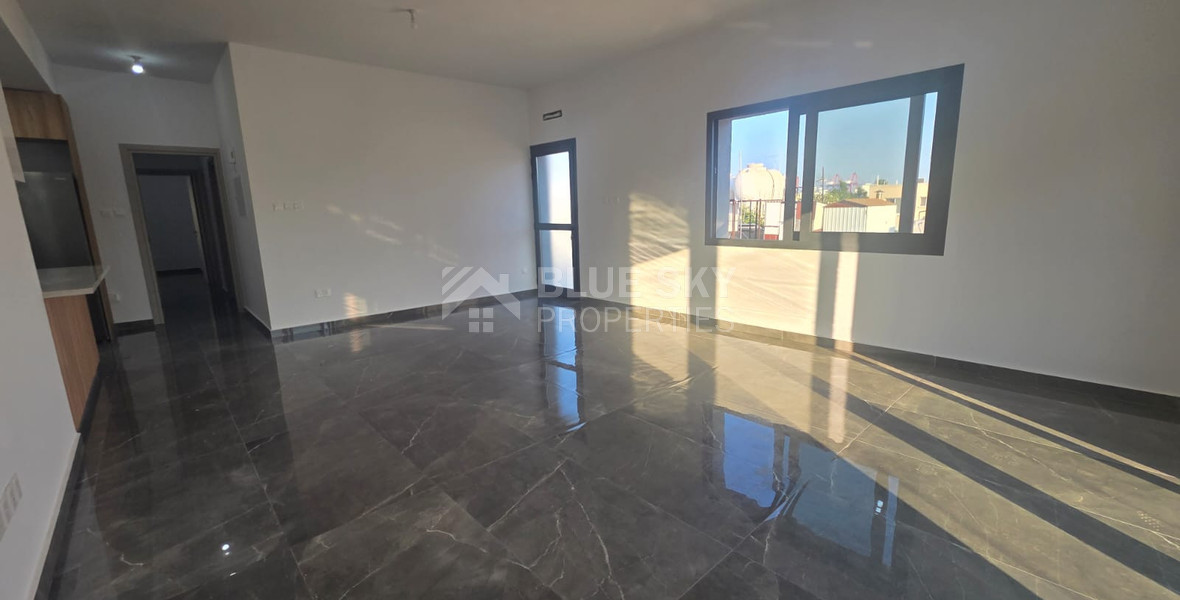Brand-New Three Bedroom Full-Floor Apartment with Private Roof Garden for Rent in Zakaki, Limassol