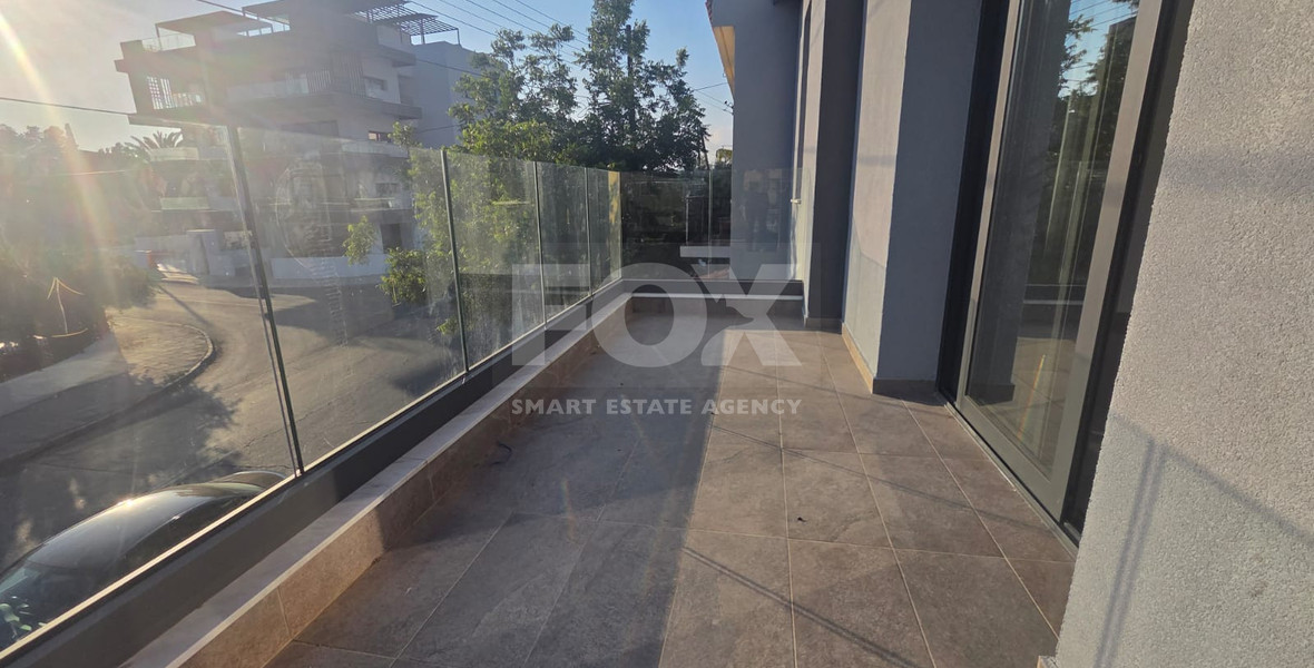 Brand-New Three Bedroom Full-Floor Apartment with Private Roof Garden for Rent in Zakaki, Limassol