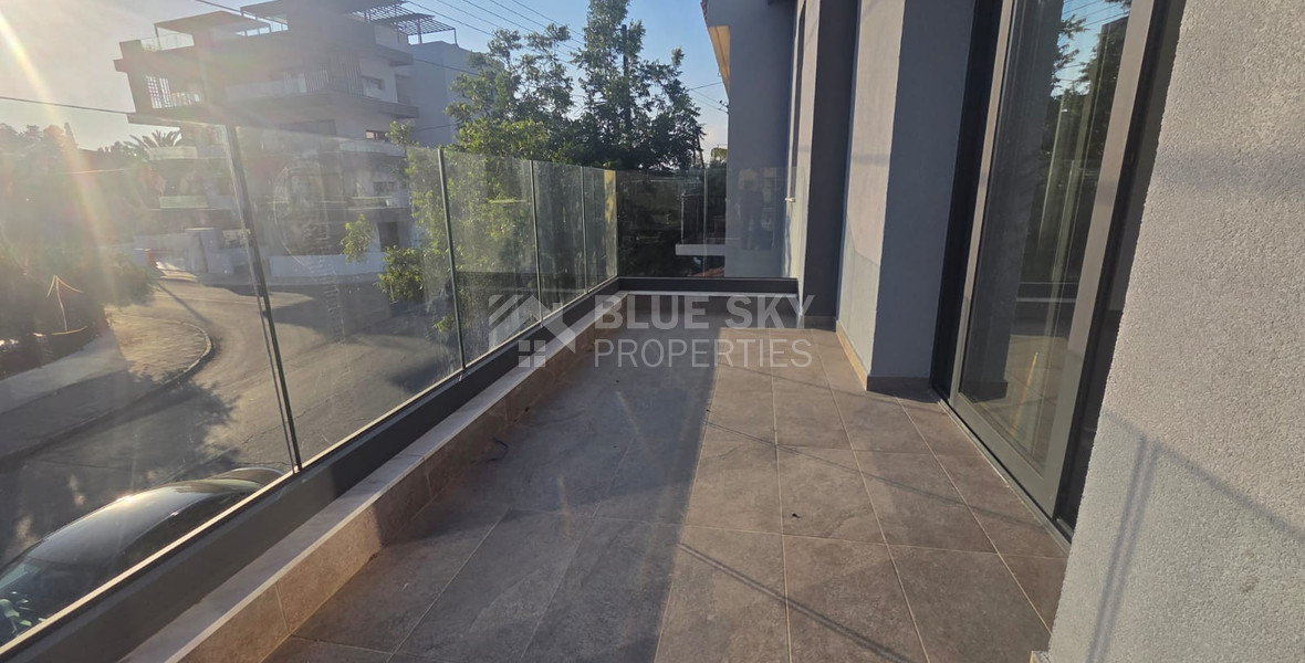 Brand-New Three Bedroom Full-Floor Apartment with Private Roof Garden for Rent in Zakaki, Limassol