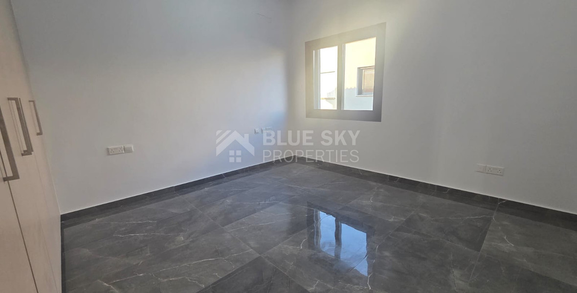 Brand-New Three Bedroom Full-Floor Apartment with Private Roof Garden for Rent in Zakaki, Limassol