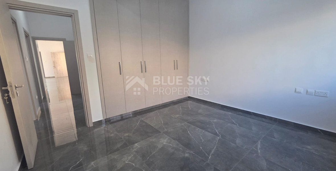 Brand-New Three Bedroom Full-Floor Apartment with Private Roof Garden for Rent in Zakaki, Limassol
