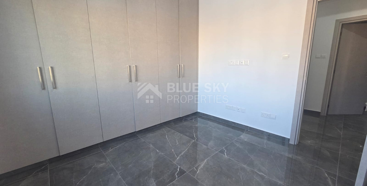 Brand-New Three Bedroom Full-Floor Apartment with Private Roof Garden for Rent in Zakaki, Limassol