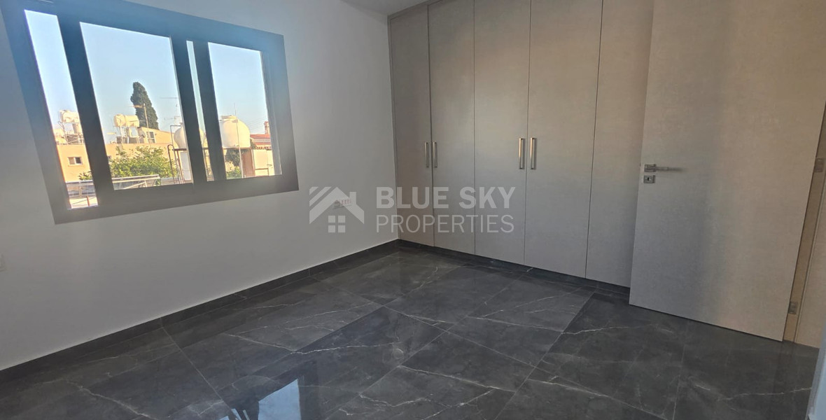 Brand-New Three Bedroom Full-Floor Apartment with Private Roof Garden for Rent in Zakaki, Limassol