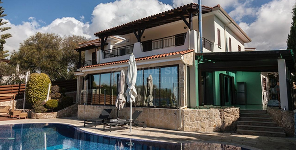 For sale four Bedroom Villa in Exclusive Kamares, Paphos