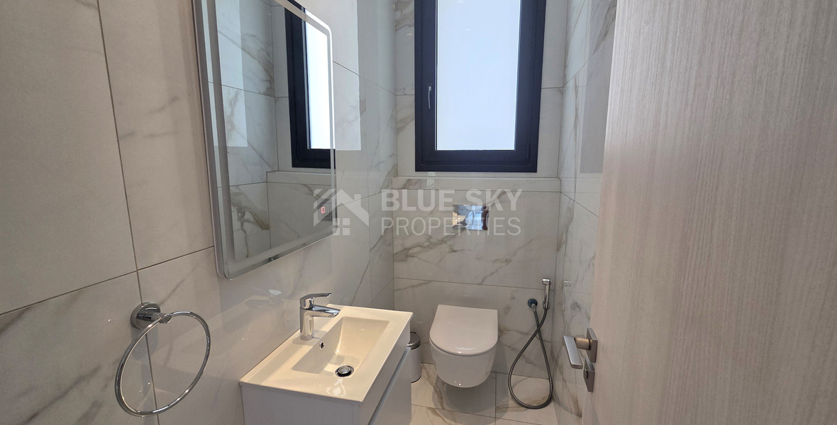 Be the First tenant, Move Into Luxury, Seafront Living, Exclusive 131m² Two Bedroom apartment for rent in the Heart of Neapoli, Limassol
