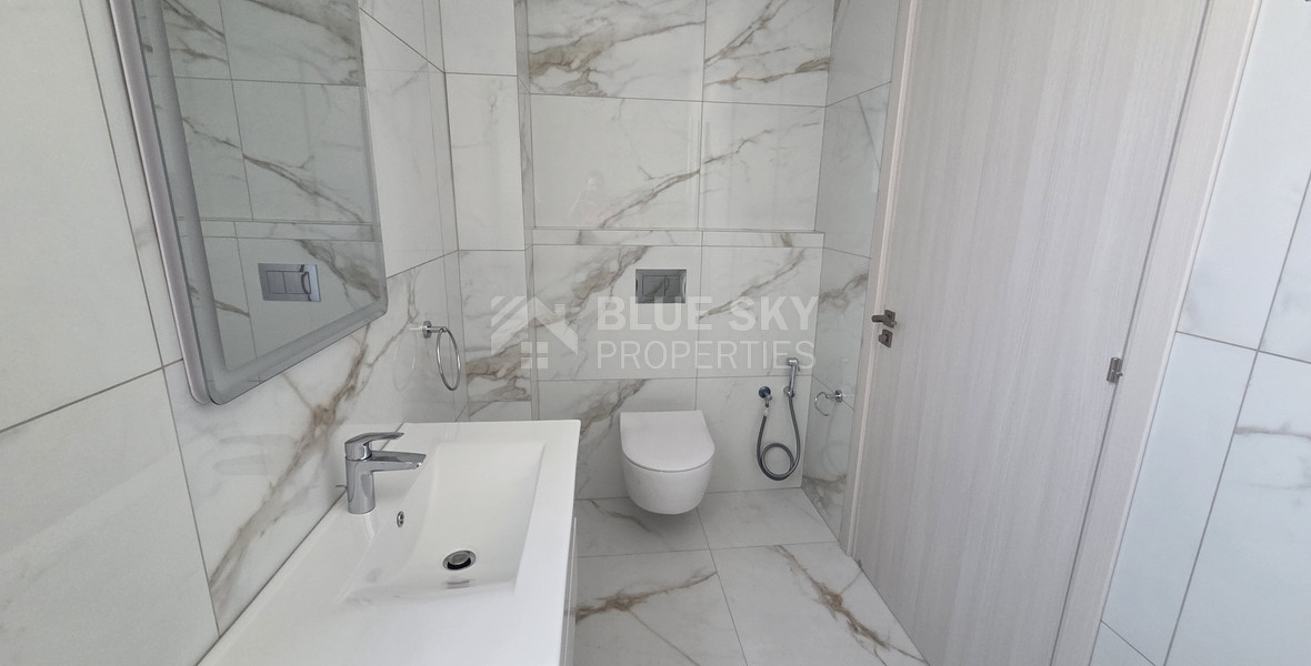 Be the First tenant, Move Into Luxury, Seafront Living, Exclusive 131m² Two Bedroom apartment for rent in the Heart of Neapoli, Limassol