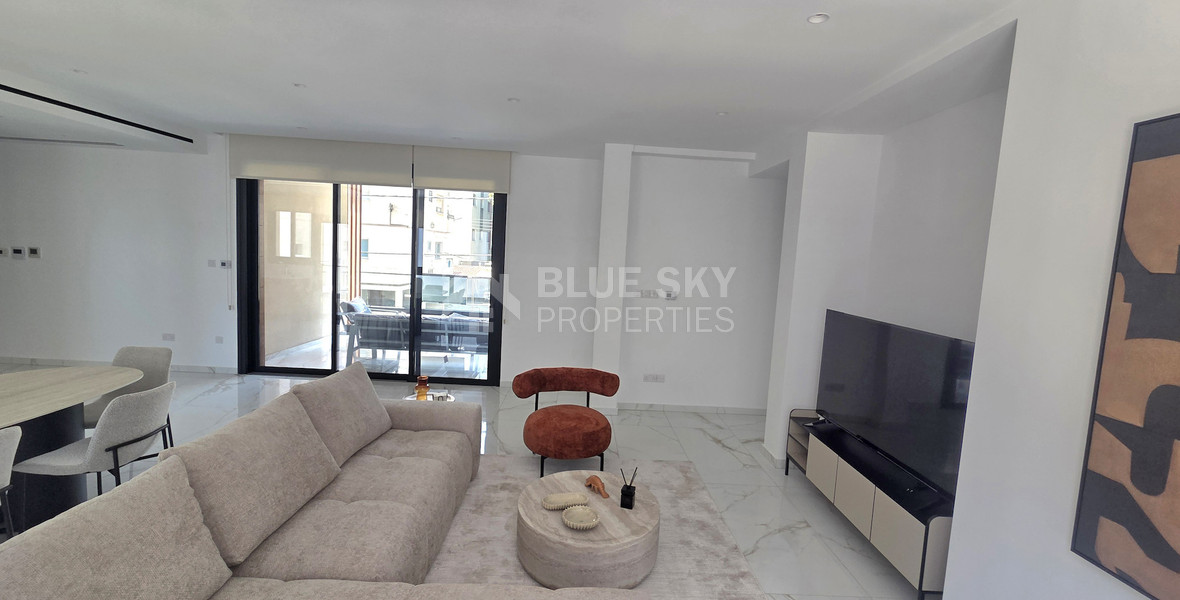 Be the First tenant, Move Into Luxury, Seafront Living, Exclusive 131m² Two Bedroom apartment for rent in the Heart of Neapoli, Limassol