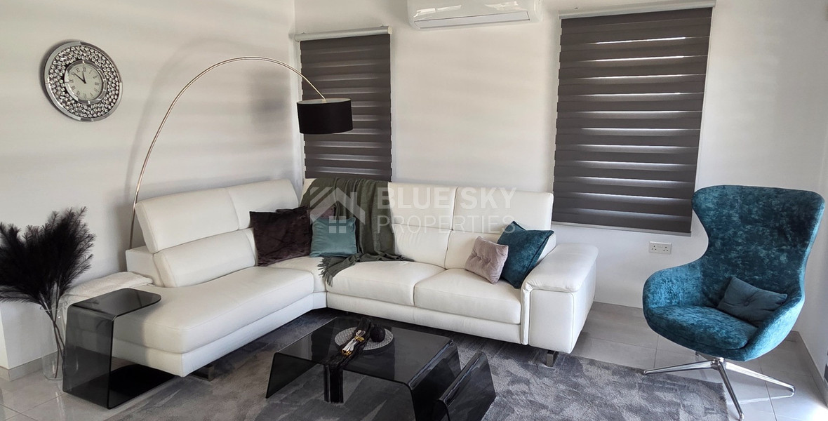 Modern Fully Furnished Three-Bedroom House for Sale in Kato Polemidia | No VAT