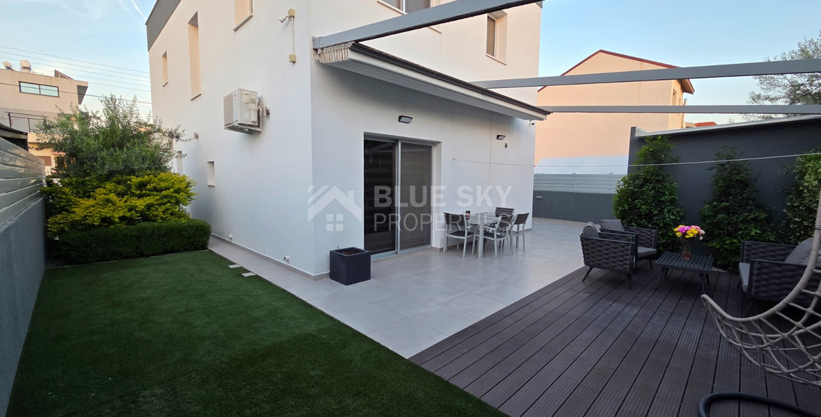 Modern Fully Furnished Three-Bedroom House for Sale in Kato Polemidia | No VAT