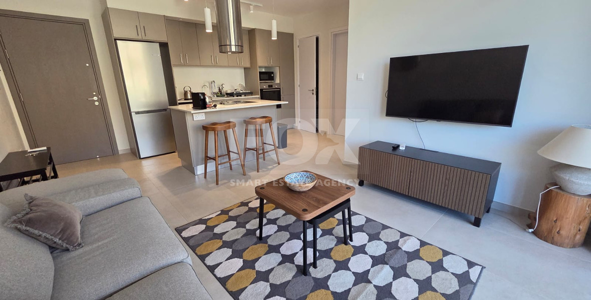 One bedroom furnished top floor apartment for rent in Agios Athanasios