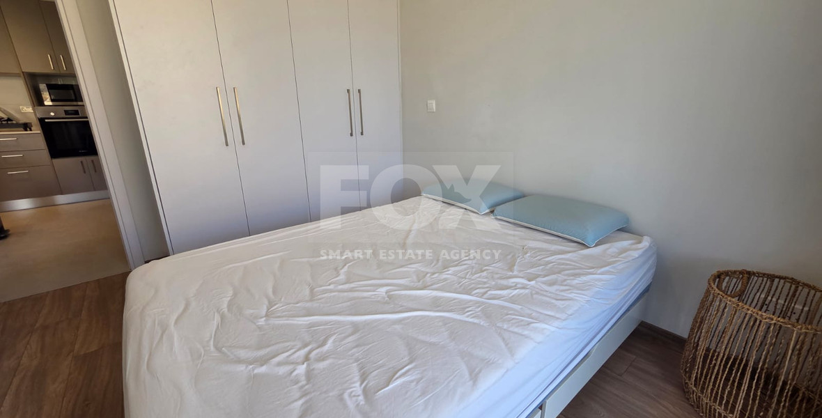 One bedroom furnished top floor apartment for rent in Agios Athanasios