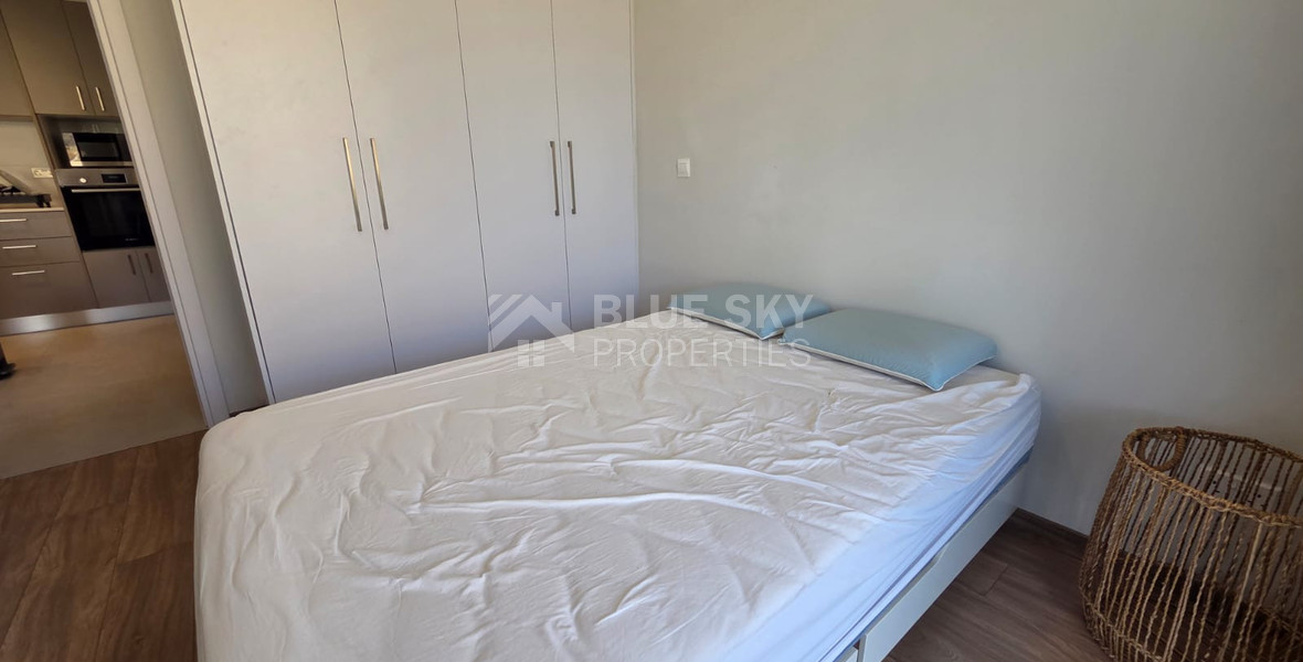 One bedroom furnished top floor apartment for rent in Agios Athanasios
