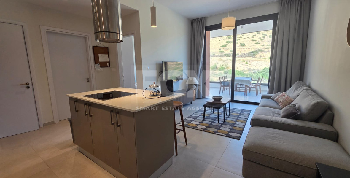One bedroom furnished top floor apartment for rent in Agios Athanasios