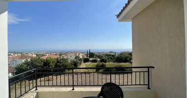 Spacious Two Bedroom Apartment for Rent in Tala, Paphos with Sea & Mountain Views