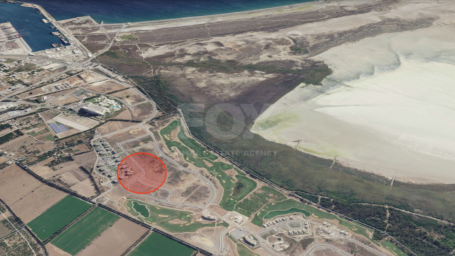 Premium Sunrise View Residential Plot for Sale in Limassol Greens Golf Resort, Tserkezoi