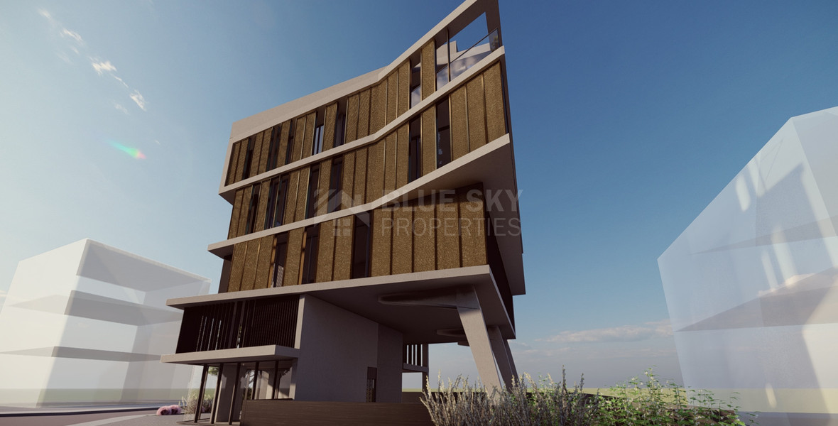 RENT: NEW LUXURY OFFICE BUILDING IN AGIOS NIKOLAOS BUSINESS AREA OF LIMASSOL.