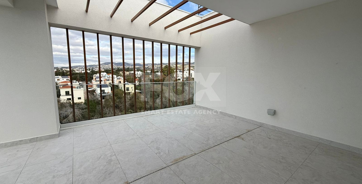 For sale  two -Bedroom Penthouse with Panoramic Sea Views in Konia, Paphos