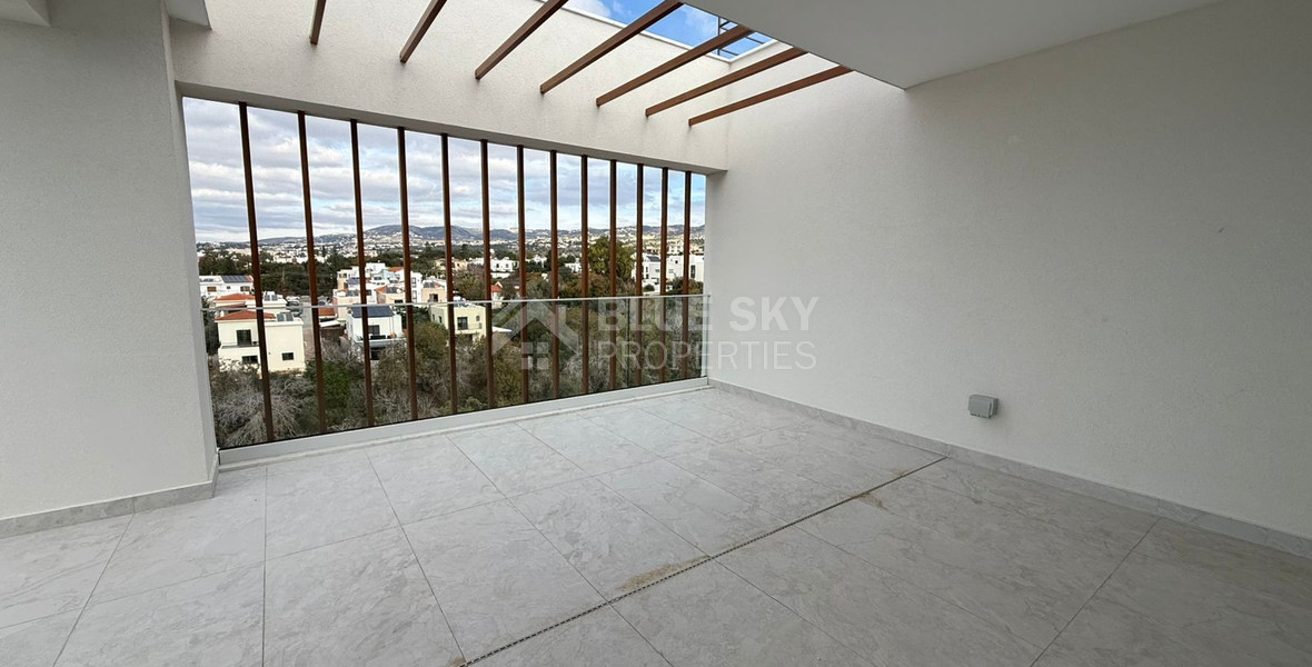 For sale  two -Bedroom Penthouse with Panoramic Sea Views in Konia, Paphos